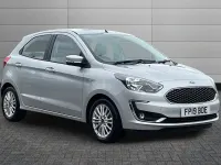Used Ford Ka Plus Zetec 84 HP (61 kW) 2019 Moondust silver Hatchback