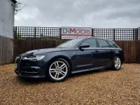 Used Audi A6 S-Line 190 HP (139 kW) 2017 Blue Estate