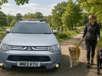 Used Mitsubishi Outlander 150 HP (110 kW) 2013 Silver SUV