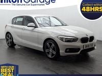 Used BMW 118 Sport Line 136 HP (100 kW) 2017 White Hatchback