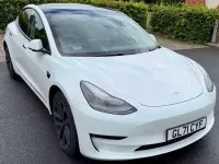 Used Tesla Model 3 Long Range AWD 366 kW (498 HP) 2022 White Sedan