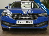 Used Skoda Superb SE L 218 HP (160 kW) 2023 Blue Estate