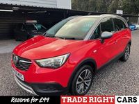 Used Vauxhall Crossland X Elite 130 HP (95 kW) 2018 Red SUV
