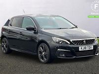 Used Peugeot 308 GT-line 131 HP (96 kW) 2018 Black Hatchback