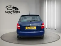 Used Skoda Fabia SE 84 HP (61 kW) 2012 Blue Hatchback