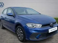 Used VW Polo Life 95 HP (69 kW) 2023 Blue Hatchback