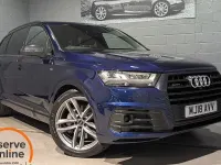 Used Audi Q7 Black Edition 272 HP (200 kW) 2018 Blue SUV