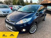 Used Ford Fiesta Titanium 96 HP (70 kW) 2011 Blue Hatchback