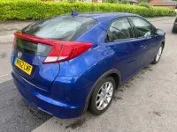 Used Honda Civic SE 2012 Blue Hatchback