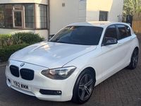 Used BMW 118 Sport Line 2012 White Hatchback
