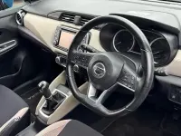 Used Nissan Micra Tekna 90 HP (66 kW) 2017 Blue Hatchback