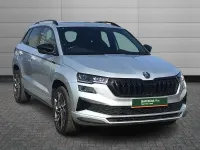 Used Skoda Karoq SportLine 110 HP (80 kW) 2025 Brilliant silver metallic SUV