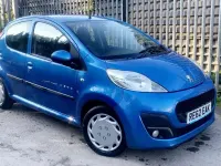 Used Peugeot 107 Active 68 HP (50 kW) 2012 Blue Hatchback