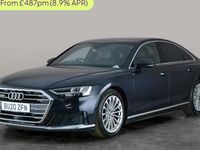 Used Audi A8 S-Line 286 HP (210 kW) 2020 Blue Sedan