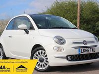 Used Fiat 500 Lounge 105 HP (77 kW) 2016 White Hatchback