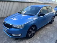 Used Skoda Rapid Sport 105 HP (77 kW) 2014 Blue Hatchback