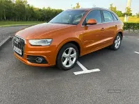Used Audi Q3 S-Line 177 HP (130 kW) 2014 Orange SUV