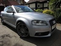 Begagnad Audi A3 Cabriolet S-Line 140 HK (102 kW) 2011 Silver Cab