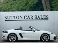Used Porsche Boxster 2018 White Cabriolet