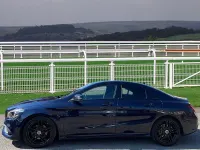 Used Mercedes CLA200 AMG line 136 HP (100 kW) 2018 Blue Coupe