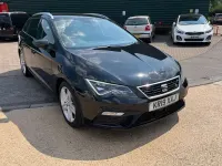 Used Seat Leon ST FR 150 HP (110 kW) 2019 Black Estate