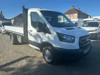 Used Ford Transit 130 HP (95 kW) 2020 White Cabriolet