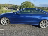 Used Mercedes E220 AMG line 2016 Blue Coupe