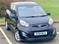 Used Kia Picanto 68 HP (50 kW) 2011 Black Hatchback