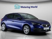 Used Seat Leon SE Dynamic 109 HP (80 kW) 2020 Blue Hatchback