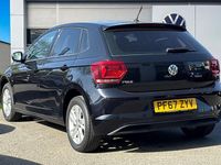 Used VW Polo SE 65 HP (47 kW) 2018 Black Hatchback