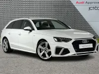 Used Audi A4 S-Line 200 HP (147 kW) 2024 White Estate