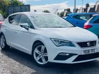 Used Seat Leon FR 128 HP (94 kW) 2019 White Hatchback