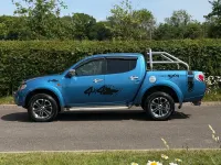 Used Mitsubishi L200 165 HP (121 kW) 2009 Blue Pickup