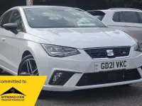 Used Seat Ibiza FR Sport 2021 White Hatchback