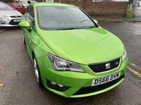 Used Seat Ibiza FR 90 HP (66 kW) 2016 Green Coupe