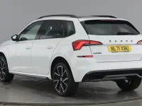 Used Skoda Kamiq Monte Carlo 150 HP (110 kW) 2021 Moon white metallic SUV