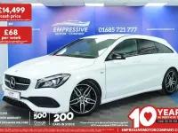 Used Mercedes CLA220 Shooting Brake AMG line 177 HP (130 kW) 2019 White Estate