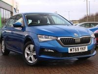Used Skoda Scala SE 95 HP (69 kW) 2019 Blue Hatchback