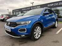 Used VW T-Roc SEL 150 HP (110 kW) 2018 Blue SUV