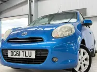 Used Nissan Micra Acenta 80 HP (58 kW) 2011 Blue Hatchback