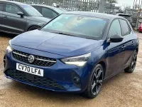 Used Vauxhall Corsa Elite 101 HP (74 kW) 2020 Blue Hatchback