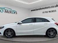 Used Mercedes A180 AMG line 122 HP (89 kW) 2017 White Hatchback