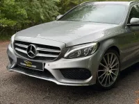 Used Mercedes C220 AMG Line Premium 170 HP (125 kW) 2015 Silver Estate