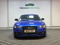 Used Audi A5 Black Edition 177 HP (130 kW) 2015 Blue Coupe
