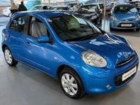 Begagnad Nissan Micra Acenta 2011 Blå Halvkombi
