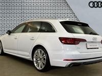 Begagnad Audi A4 S-Line 150 HK (110 kW) 2019 Vit Kombi