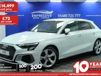 Used Audi A3 Sportback S-Line 150 HP (110 kW) 2022 White Hatchback