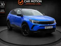Used Vauxhall Grandland X GS Line 130 HP (95 kW) 2023 Blue SUV