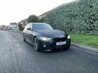 Usado BMW 320 M Sport 184 CV (135 kW) 2014 Negro Familiar