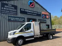 Used Ford Transit 130 HP (95 kW) 2022 White Cabriolet